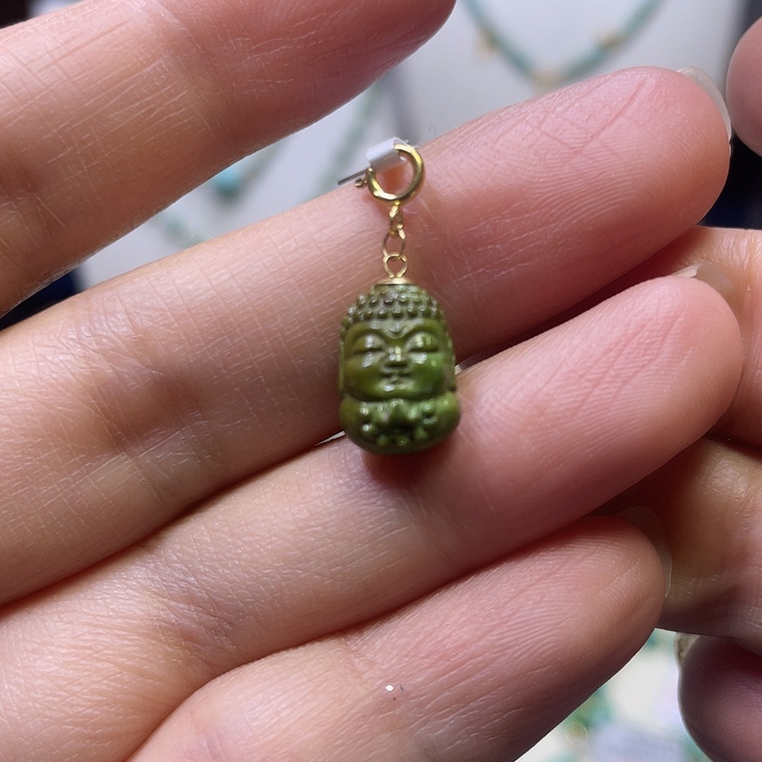 绿松石18K金镶嵌滴流