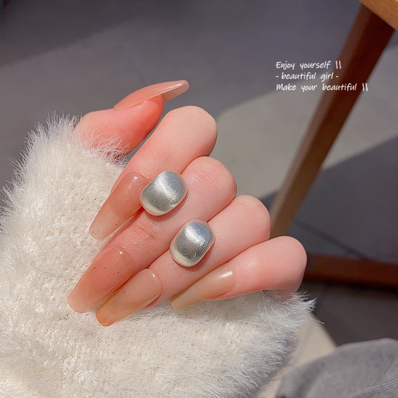 铜合金陶瓷耳饰 S925银针磨砂拉丝高级感豆豆耳环女