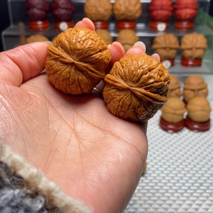 把件文玩核桃20黄金球