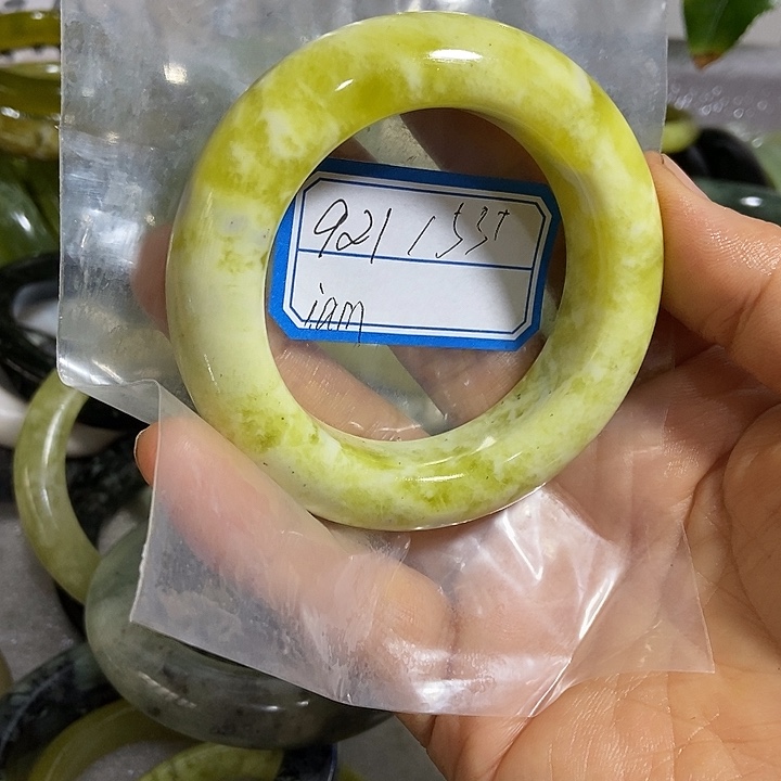 i***m岫玉银S925镶嵌手镯