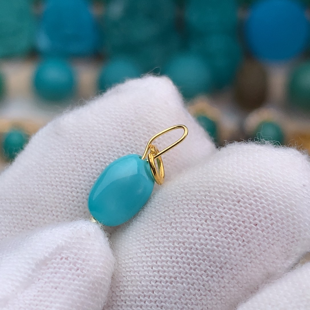 未镶嵌绿松石珠宝奇石