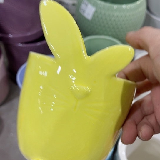 多肉绿植陶瓷花盆9.9包邮，有孔