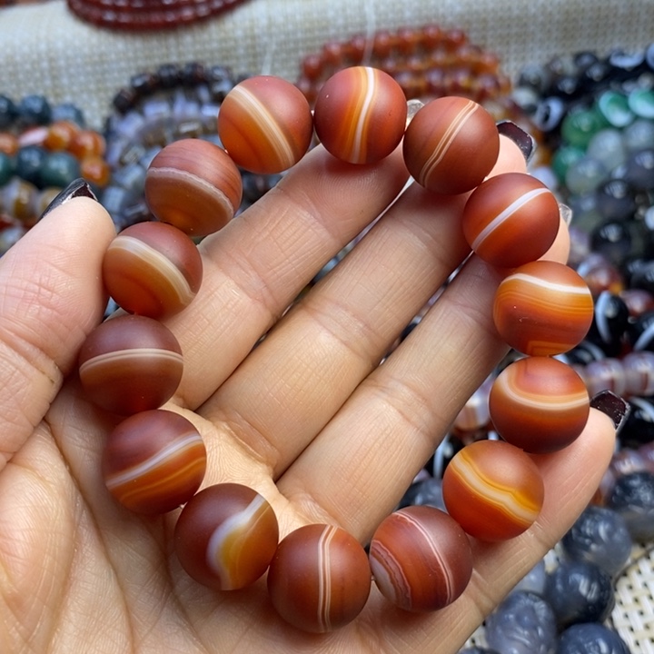 玛瑙/玉髓手链未镶嵌