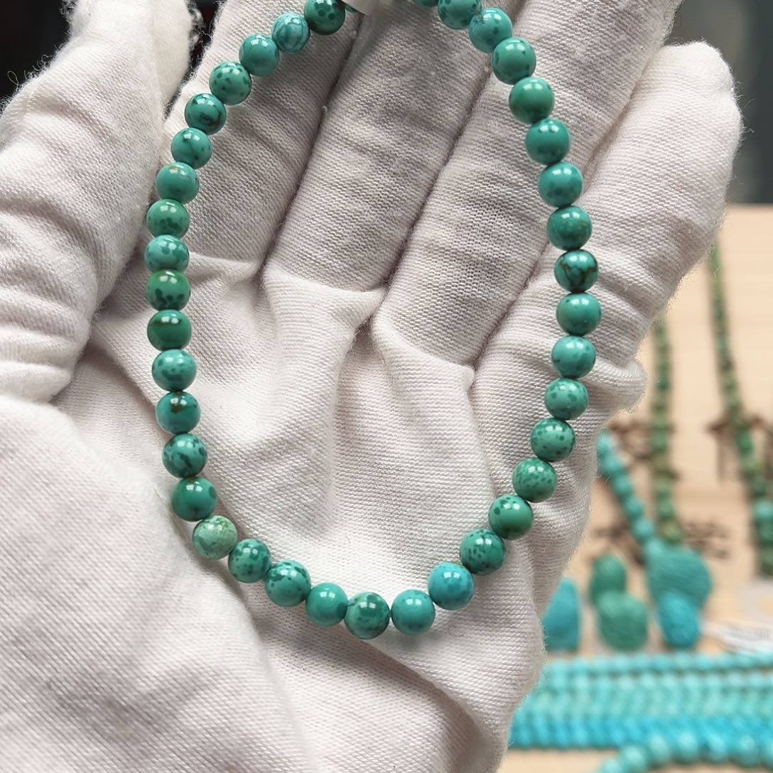 绿松石圆珠未镶嵌