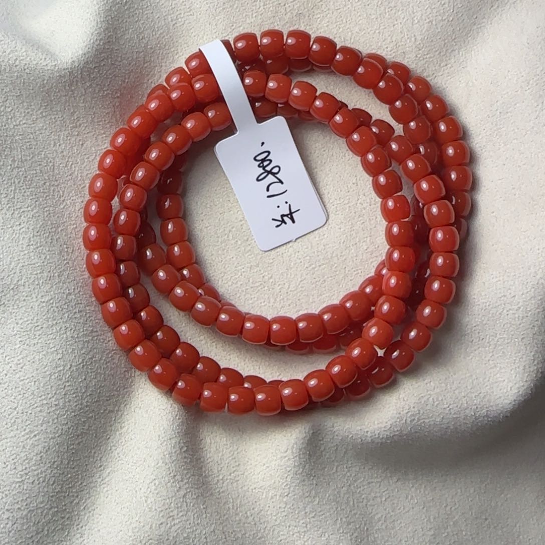 南红玛瑙手串未镶嵌