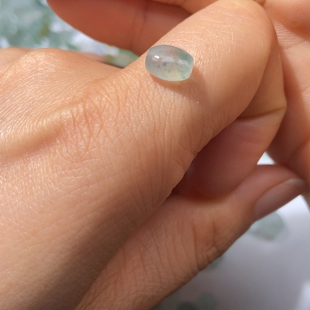 定制翡翠未镶嵌翡翠7.5*5.9*4.4