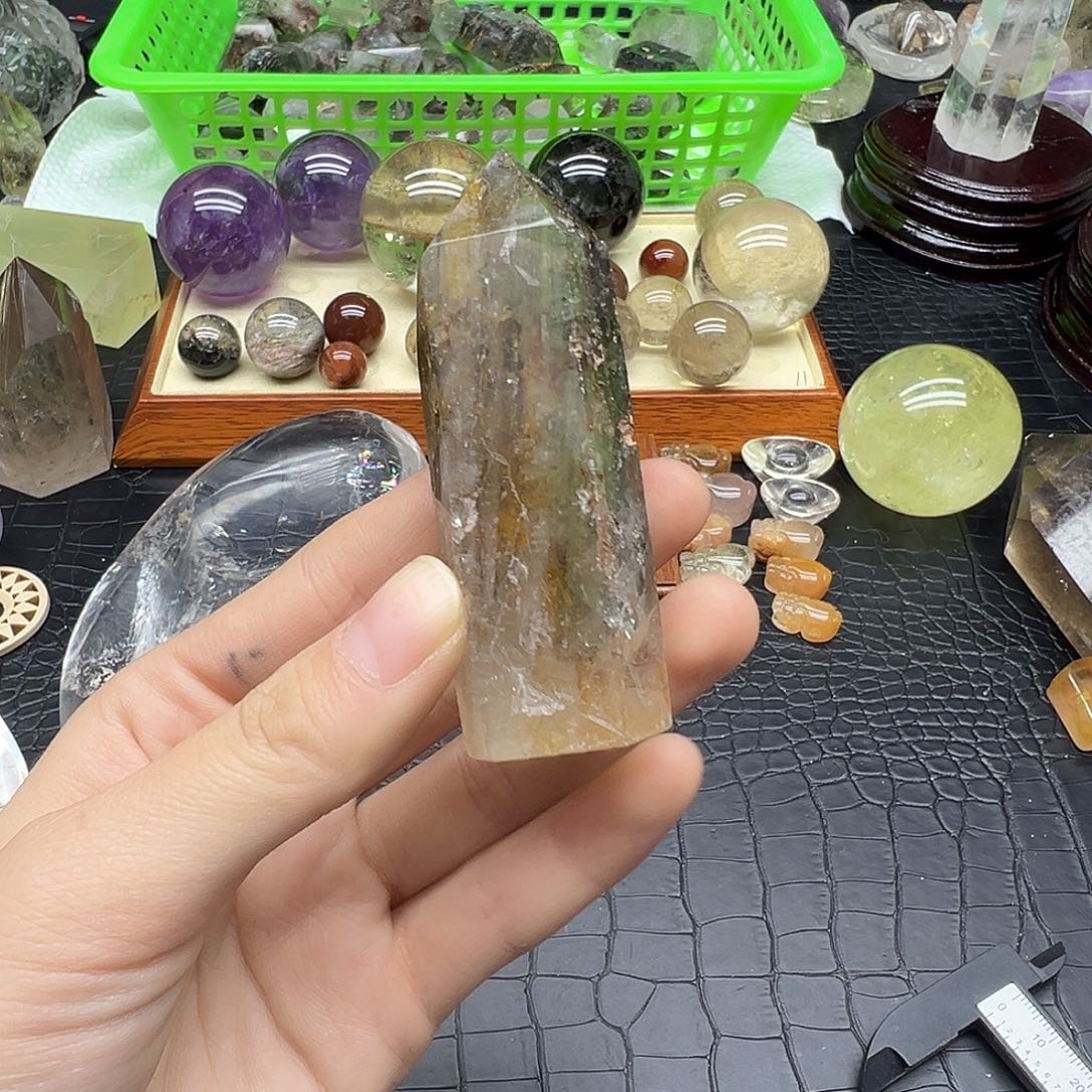 未镶嵌水晶珠宝半成品414水晶