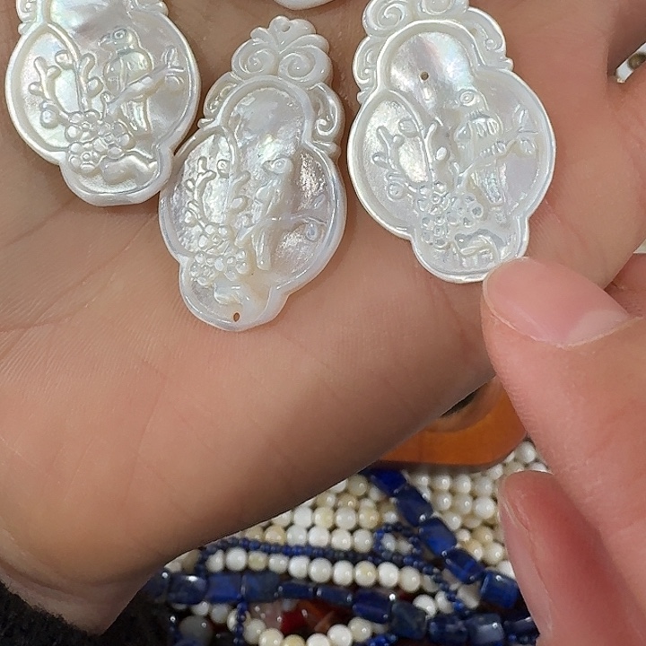 玛瑙/玉髓合金珠宝半成品一个吊坠15号