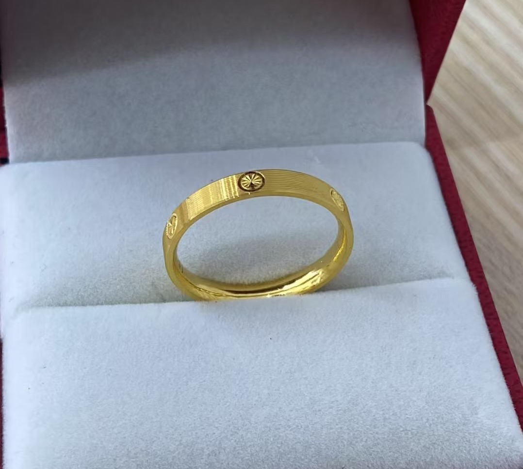 【KZ】时尚大气米字卡加戒指  -24