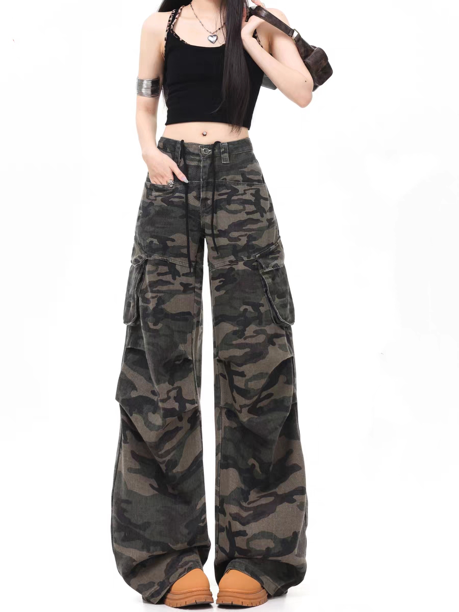 非主图款【工厂尾货默认微瑕】常规款秋季工装裤牛仔裤阔腿