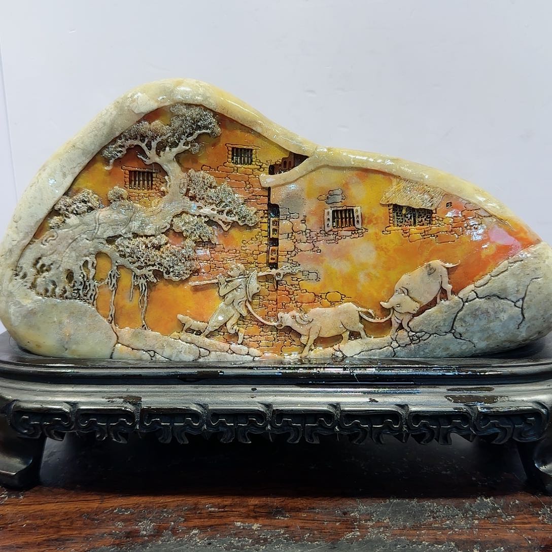 寿山石爱**湾寿山石摆件