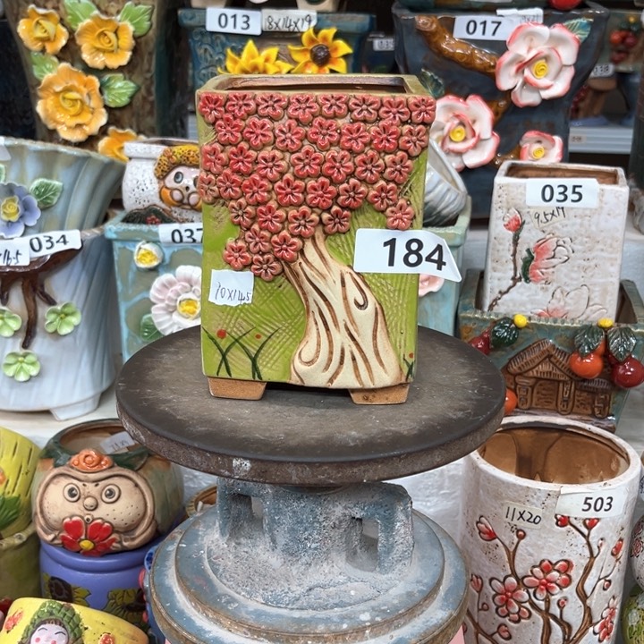 紫砂花盆粗陶材质多肉花盆