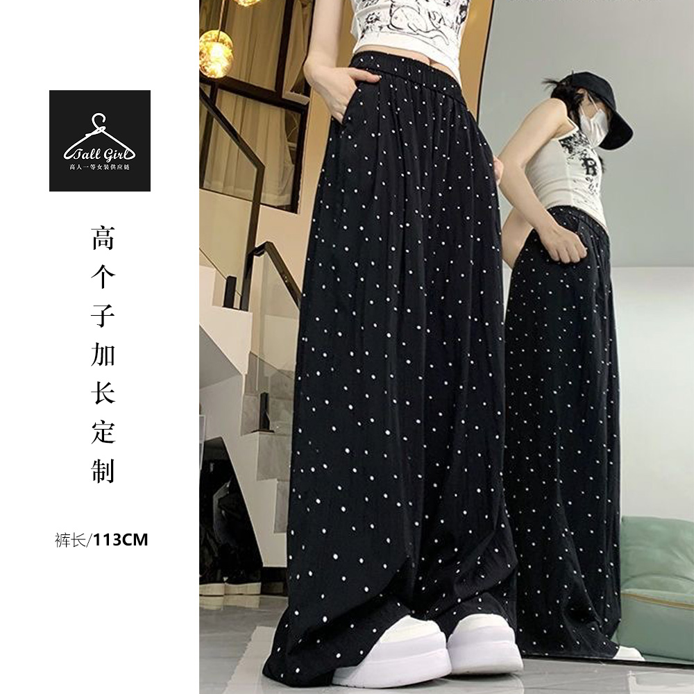 【清货】「‌‌ 致敬波点」高个子显瘦垂感波点山本休闲阔腿裤
