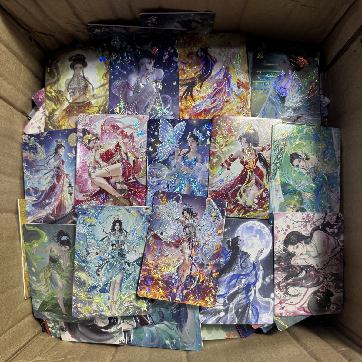 嗨卡文化画梦2风情万种收藏卡 一单一斤100张左右！