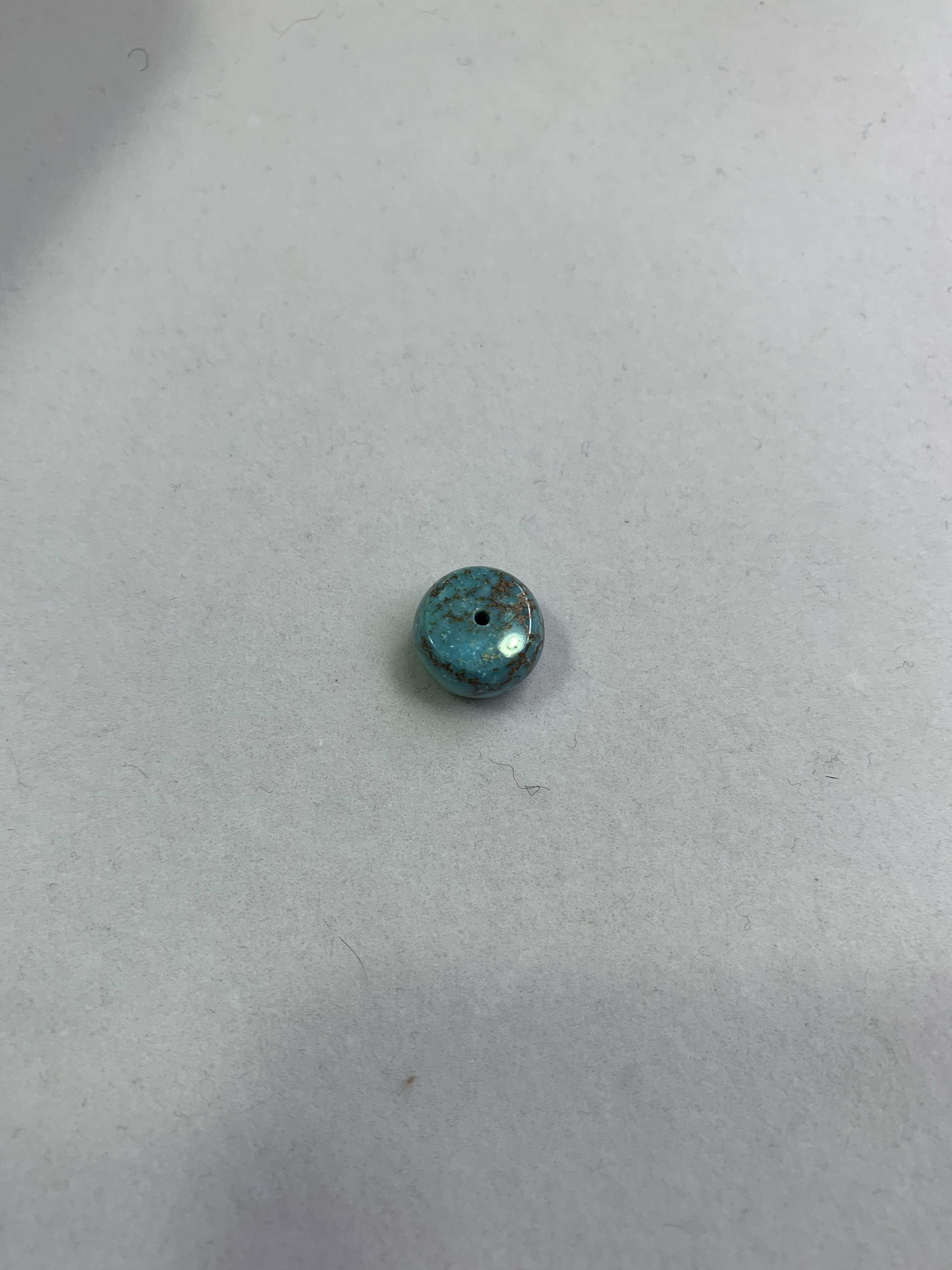 天然原矿绿松石隔片