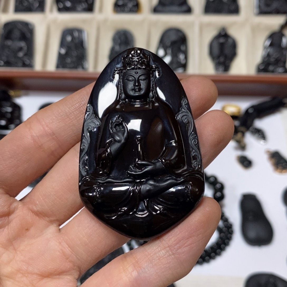 翡翠吊坠(不含链)未镶嵌云***雨