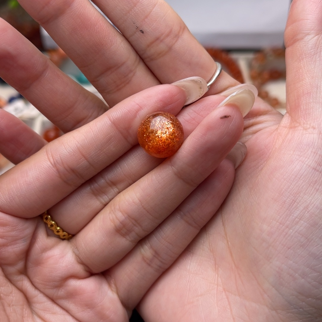 未镶嵌长石珠宝半成品单珠13 