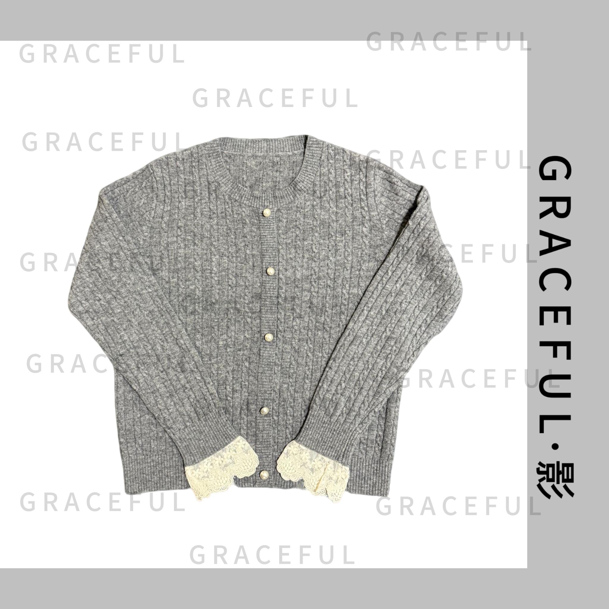 开衫款百搭毛衫毛针织衫毛衣纯色欧美轻奢气质时尚圆领简约全羊毛