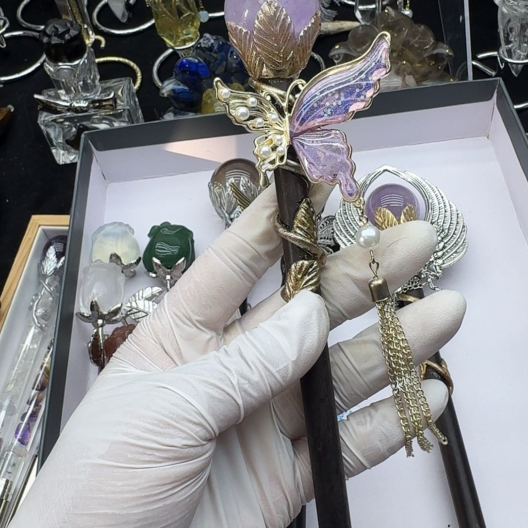 一***m水晶未镶嵌颈饰紫水晶