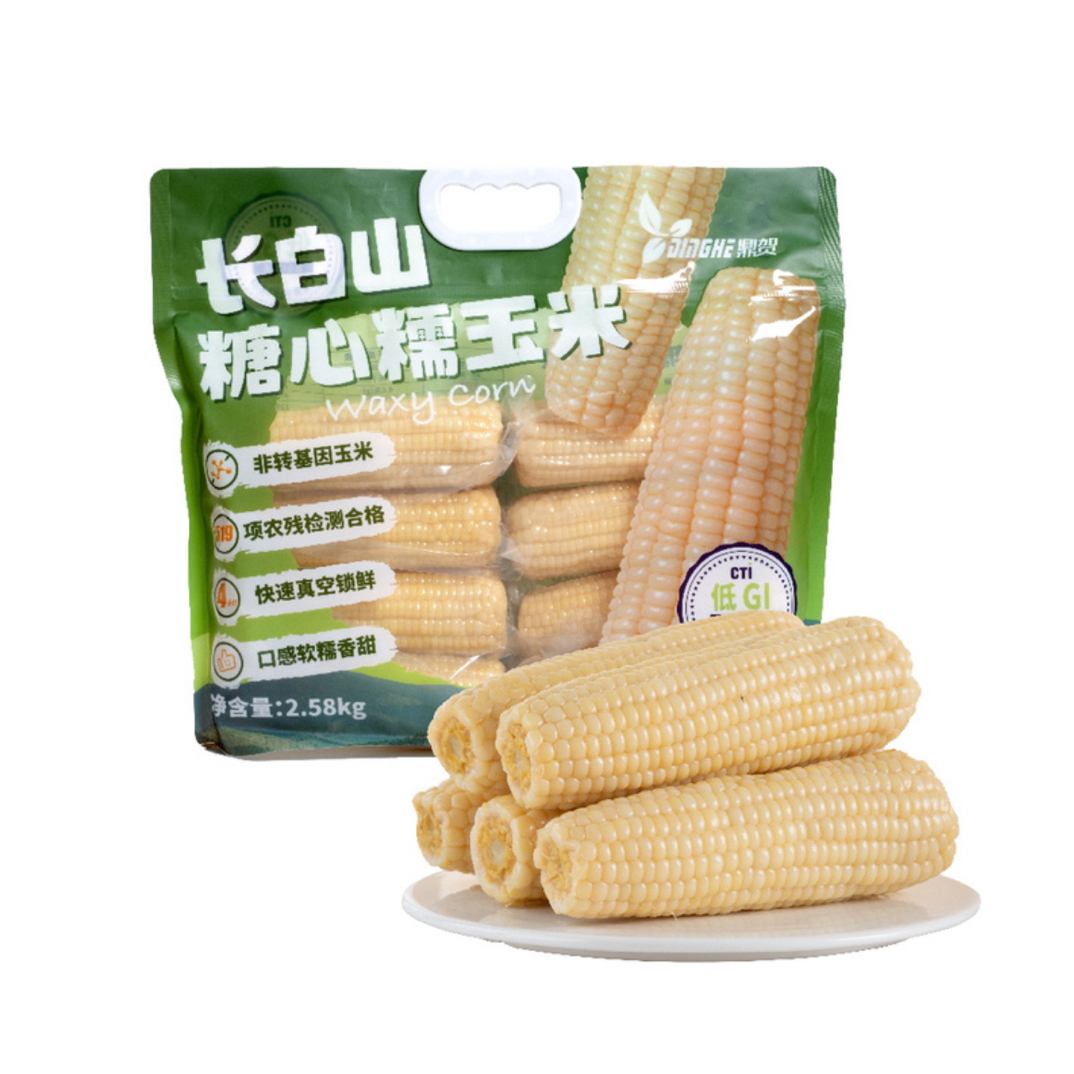 【会员商店】长白山糖心糯玉米香甜甜糯东北早餐2.58kg