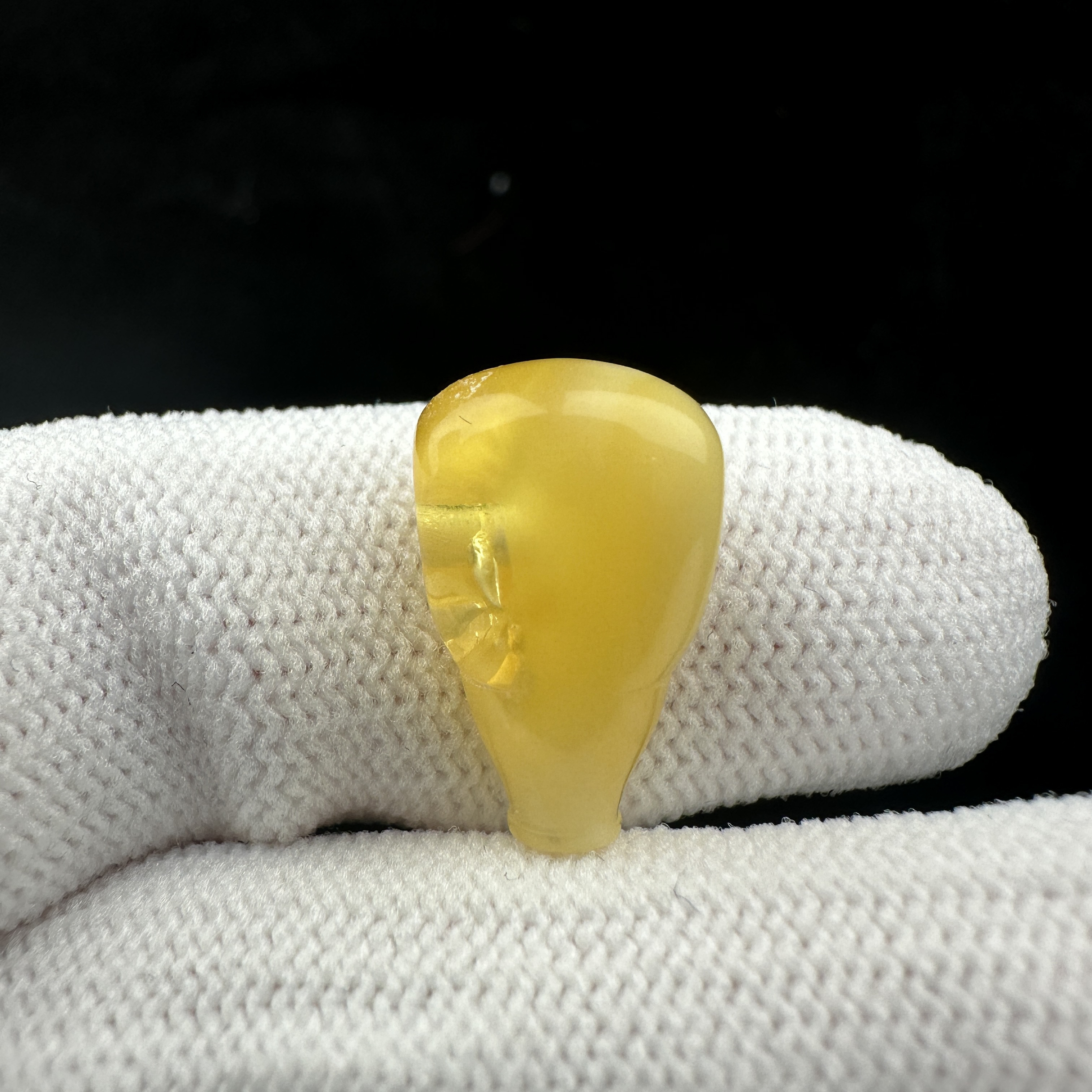 D2340天然原矿蜜蜡瑕疵特价三通10mm支持复检