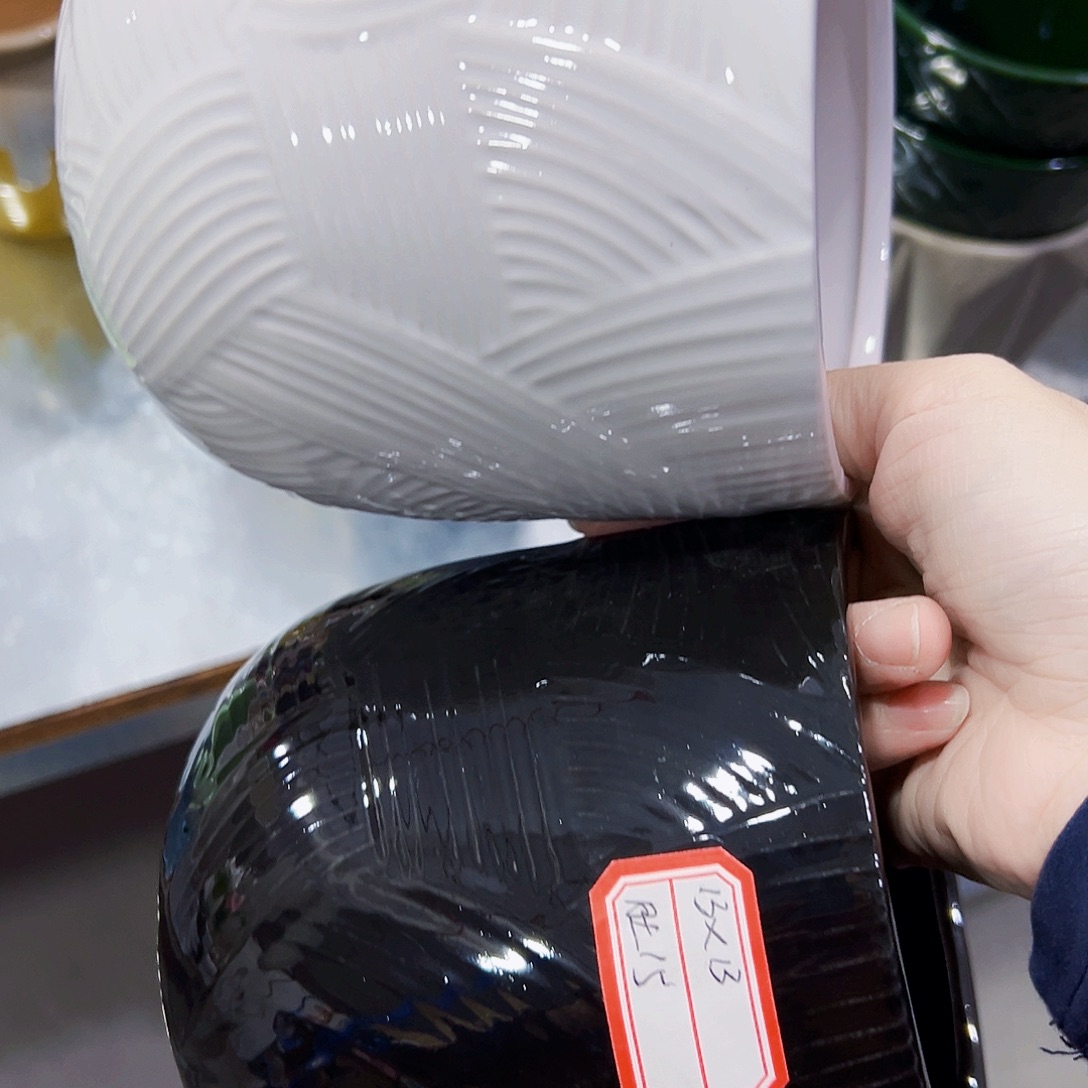 外贸尾单陶瓷花盆凑单10米包邮