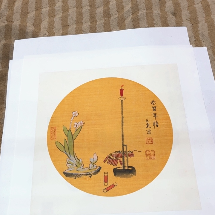 国画花鸟的翅膀和翅膀都是白色的35.35