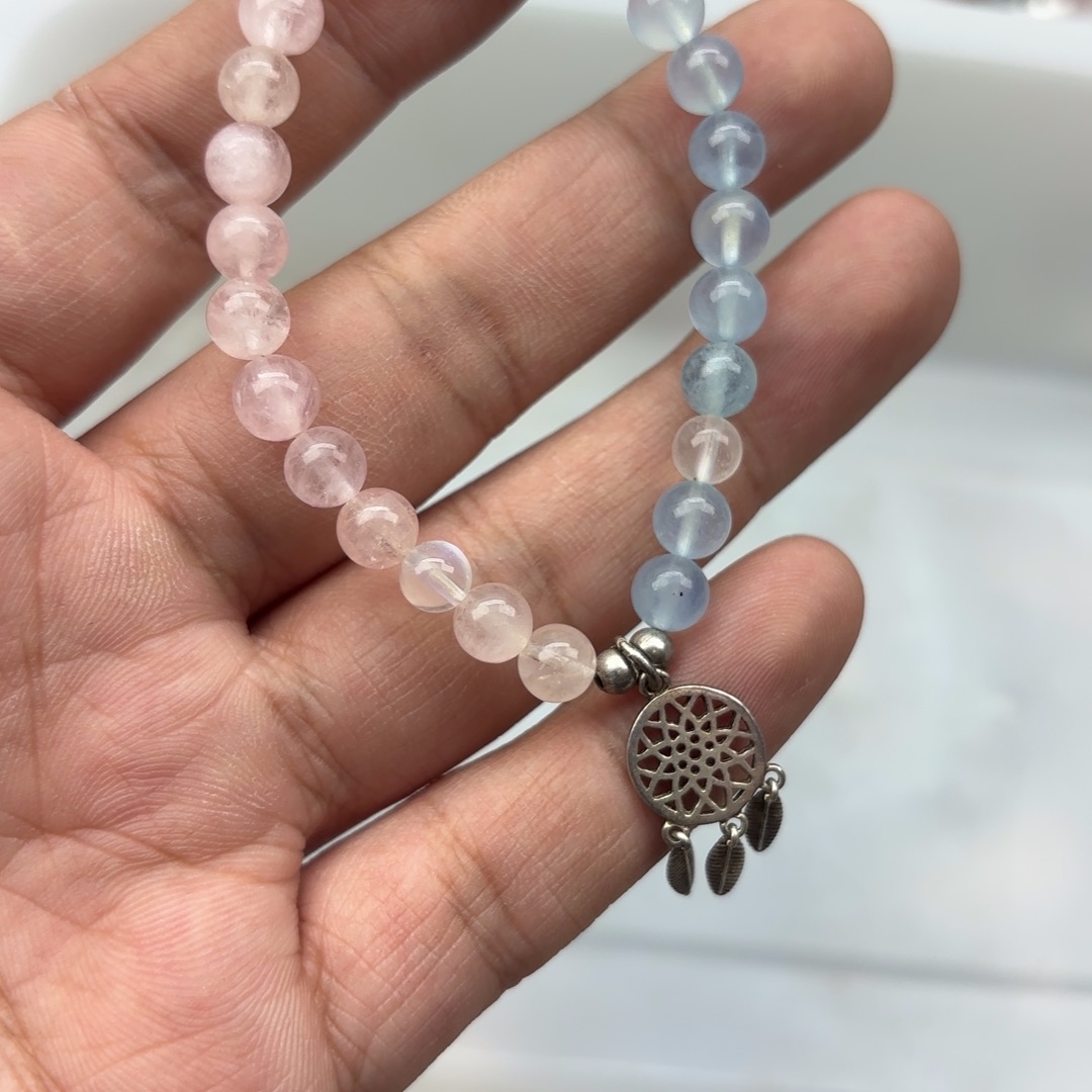 阿***然手链银S925镶嵌水晶