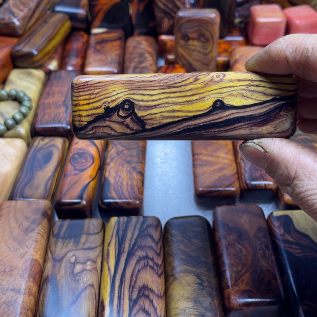 鱼***式木微凹黄檀手把    