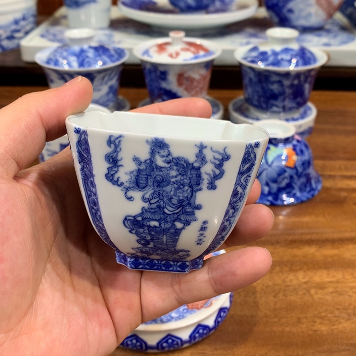 晓竹窑 四大天王杯