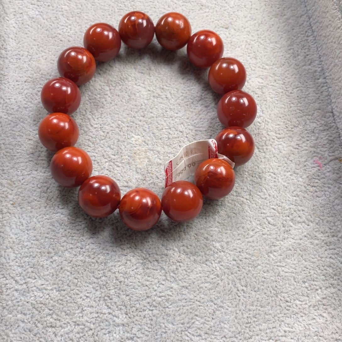 南红玛瑙手链合金