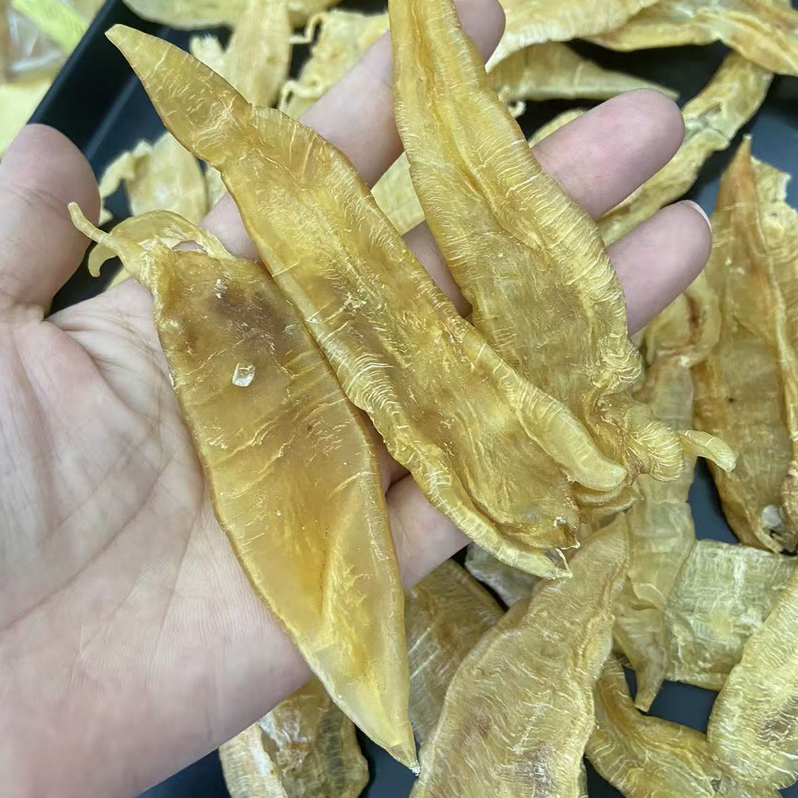 广东汕头+小金龙鱼胶花胶鱼肚干胶鱼胶干货-煲汤-250-500G