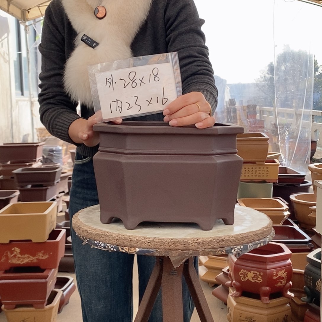 紫砂花盆紫砂花盆