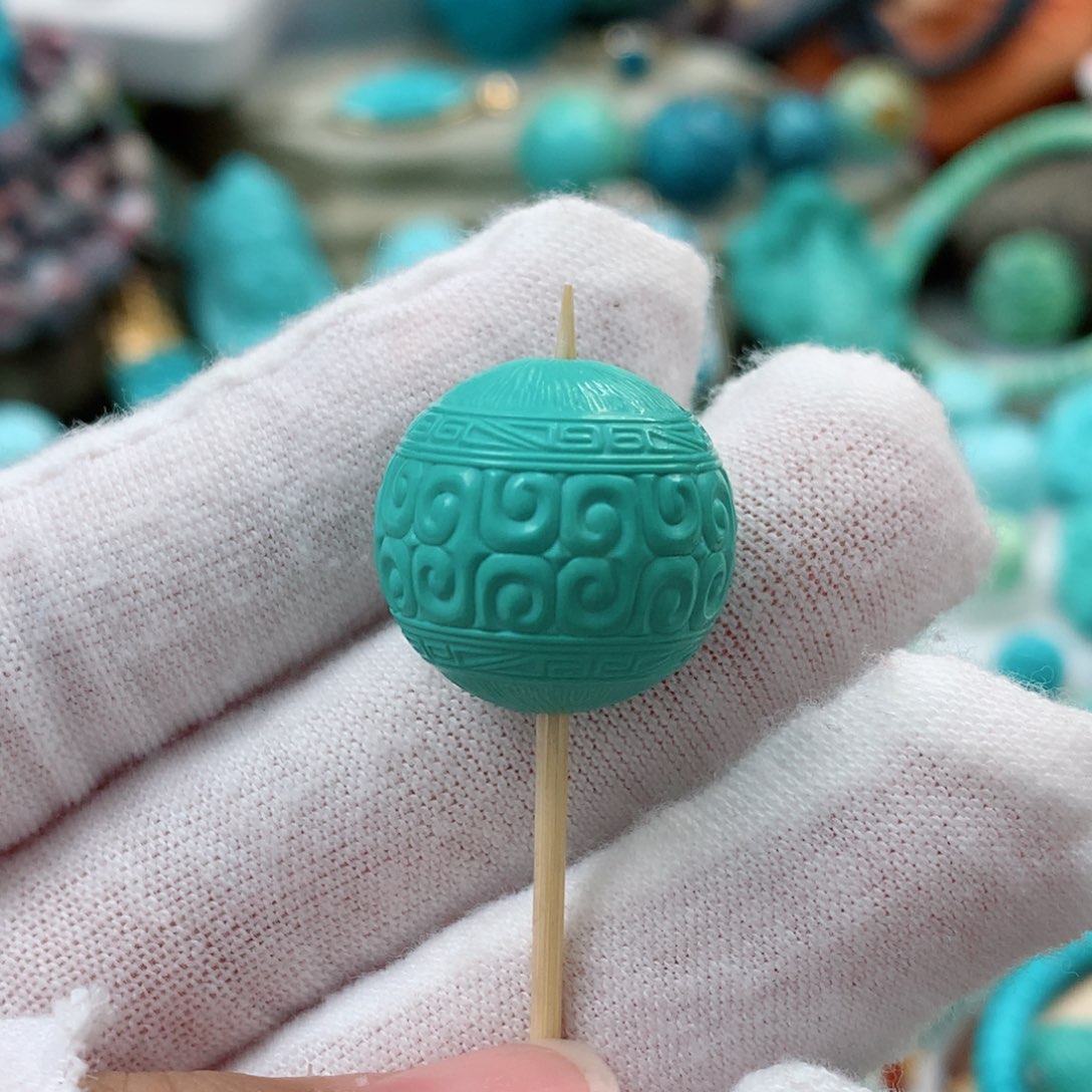 绿松石珠宝奇石未镶嵌