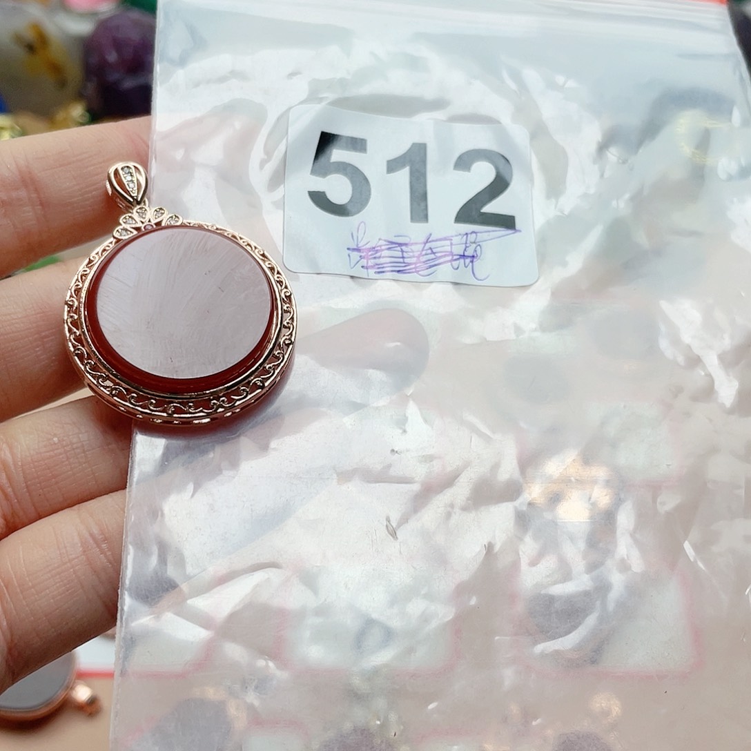 合金颈饰玛瑙/玉髓小**哥