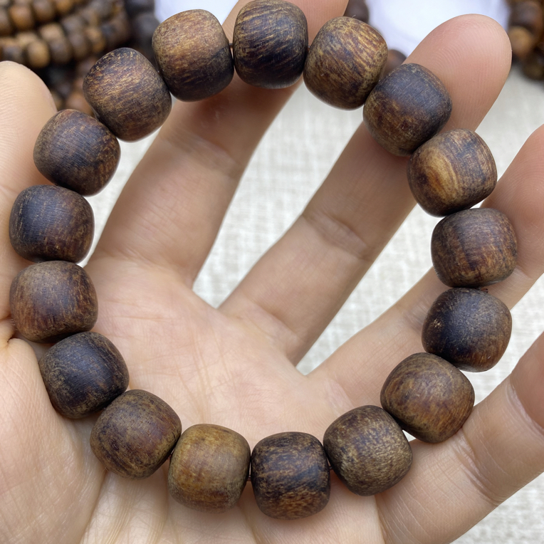 印尼贡木12/13紫红绿油男女手串花果香