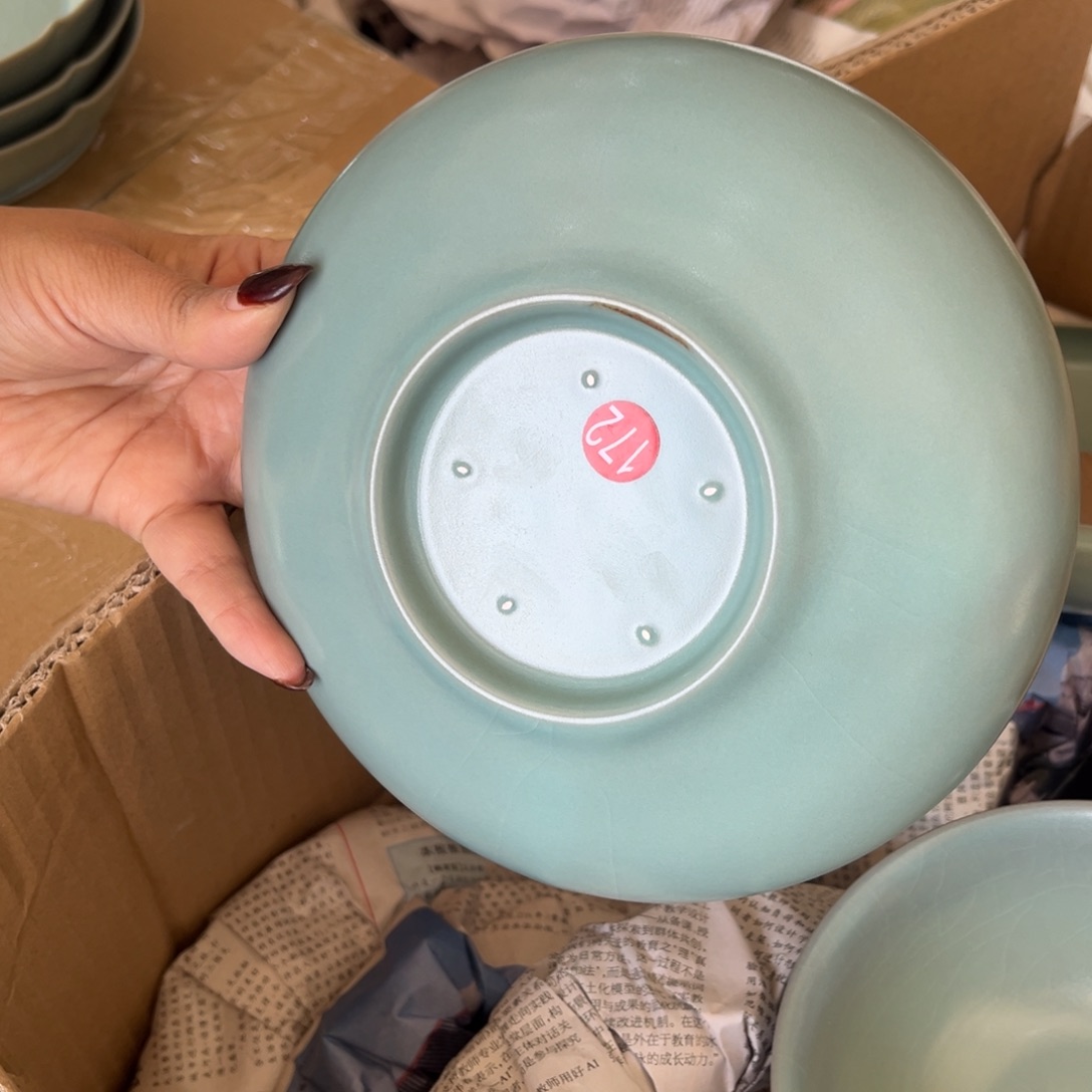 瓷片原产地原矿釉汝瓷