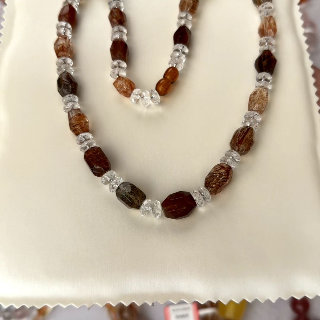 水晶颈饰未镶嵌小**～设计