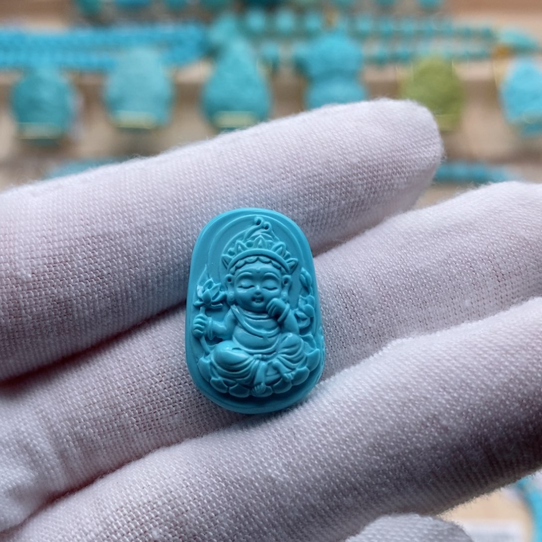 绿松石珠宝奇石未镶嵌