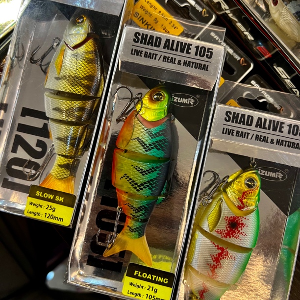 日本iZUMi无舌板22.5g多节泳饵 2个组合