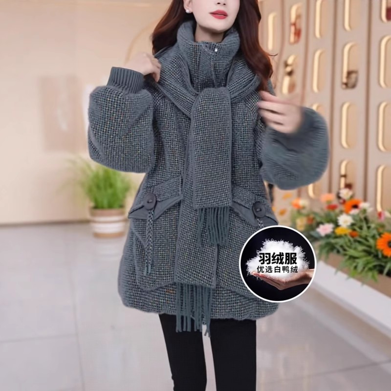 【羽绒服】冬季白鸭绒羽绒服百搭新款时尚莫瑞系穿搭休闲保暖女装