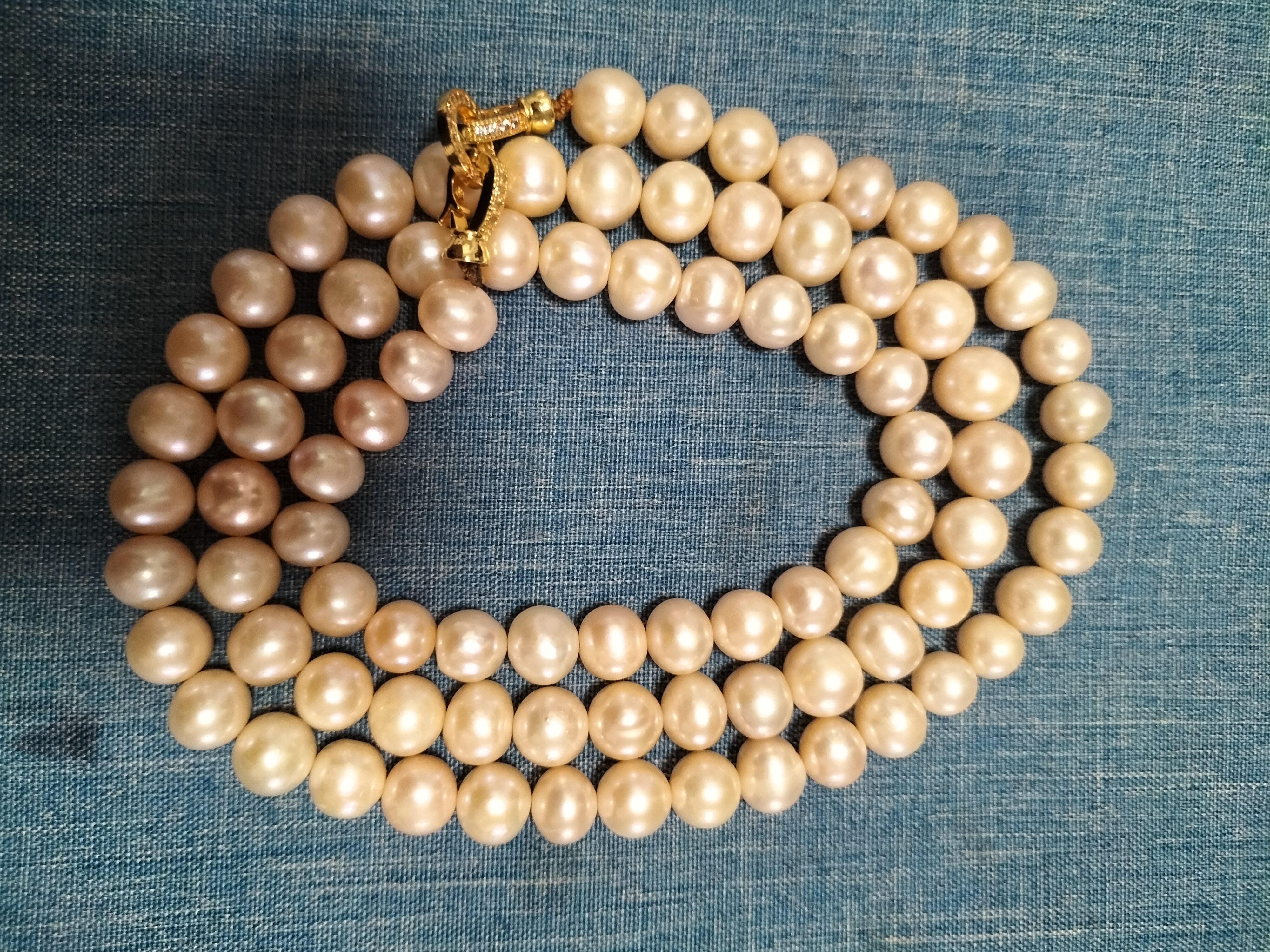 珍珠项链，9一10m