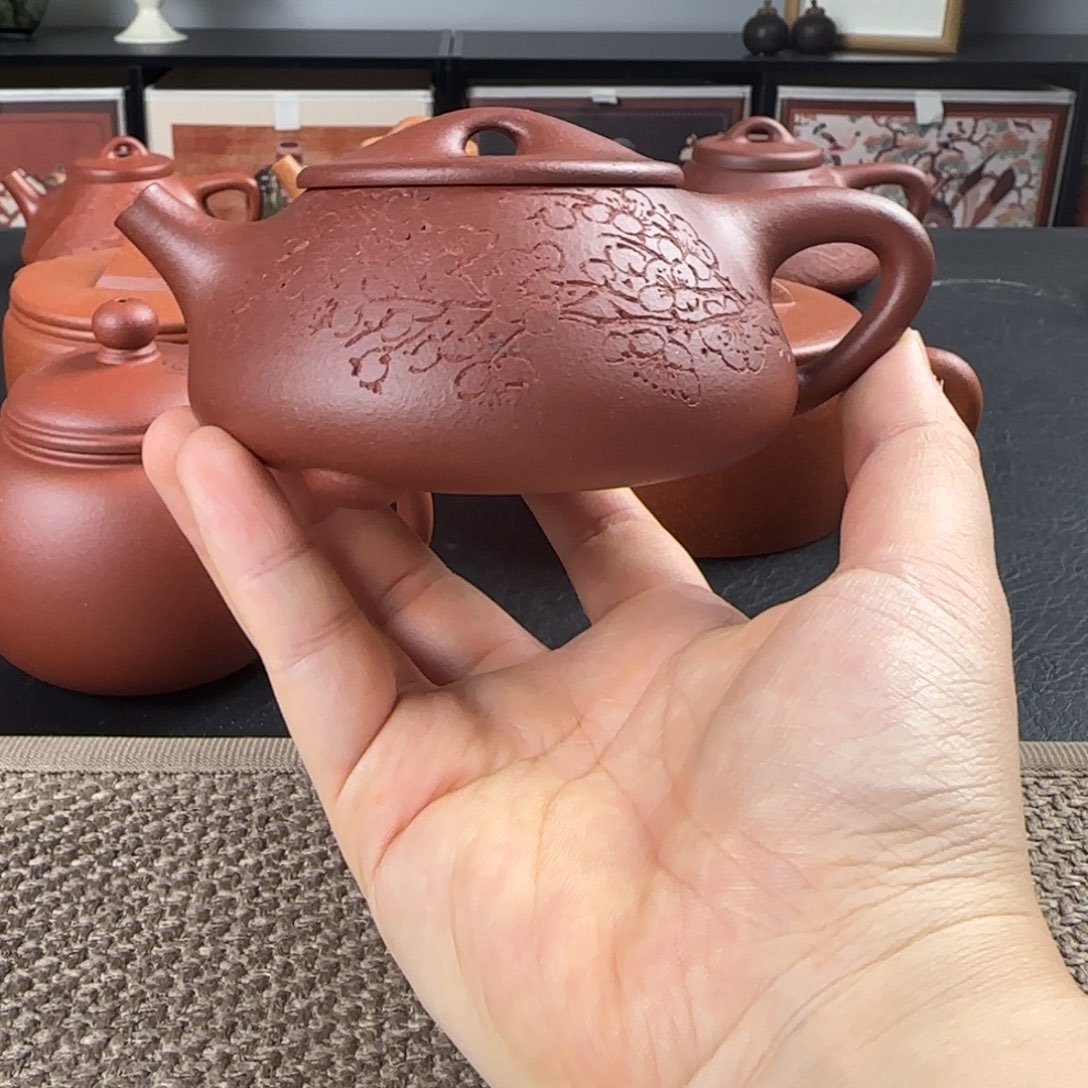 茶壶紫砂景舟150ml梅花