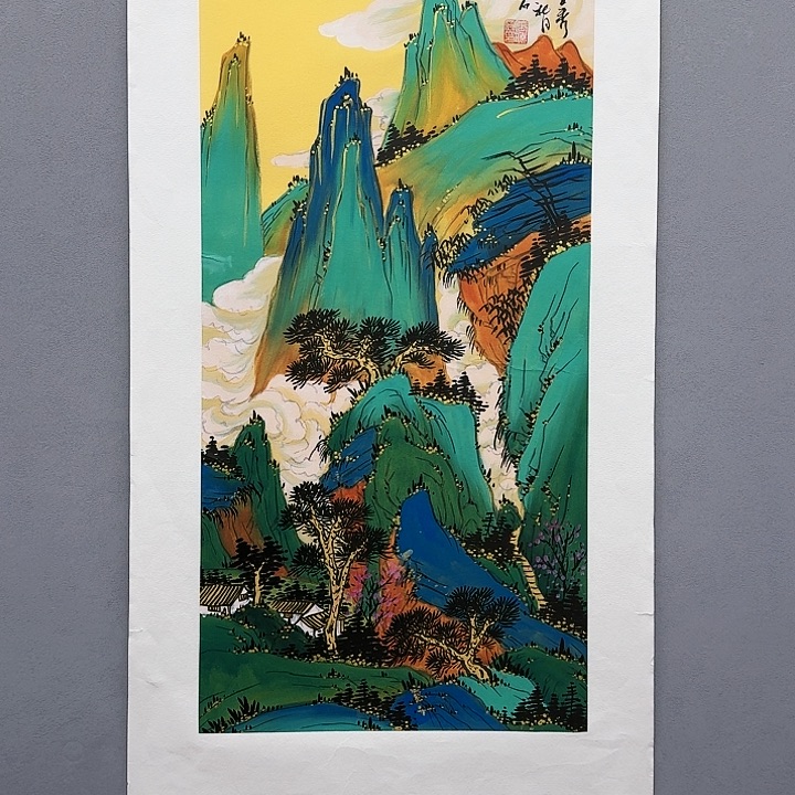 国画书法作品多次参加