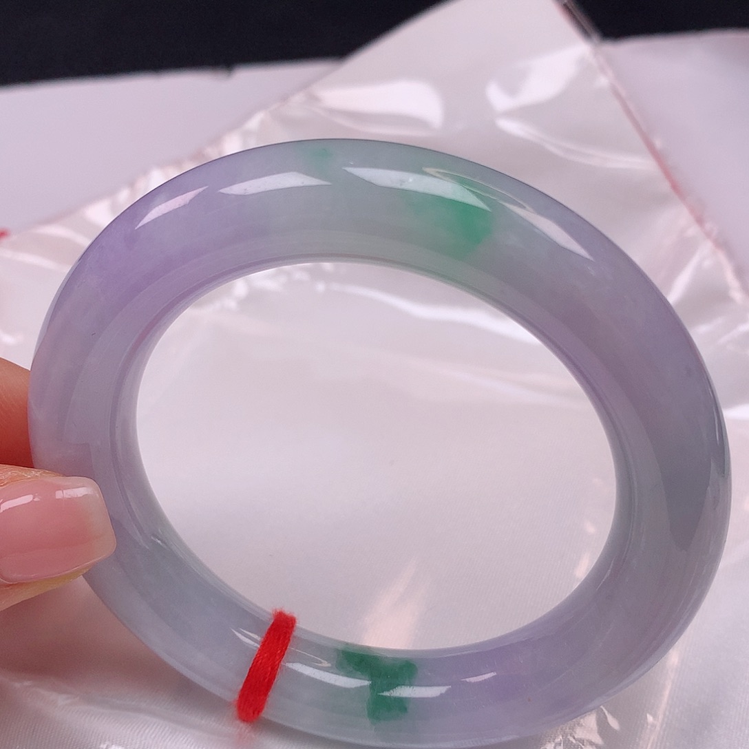 【闪购商品】未镶嵌手镯翡翠54圆条手镯