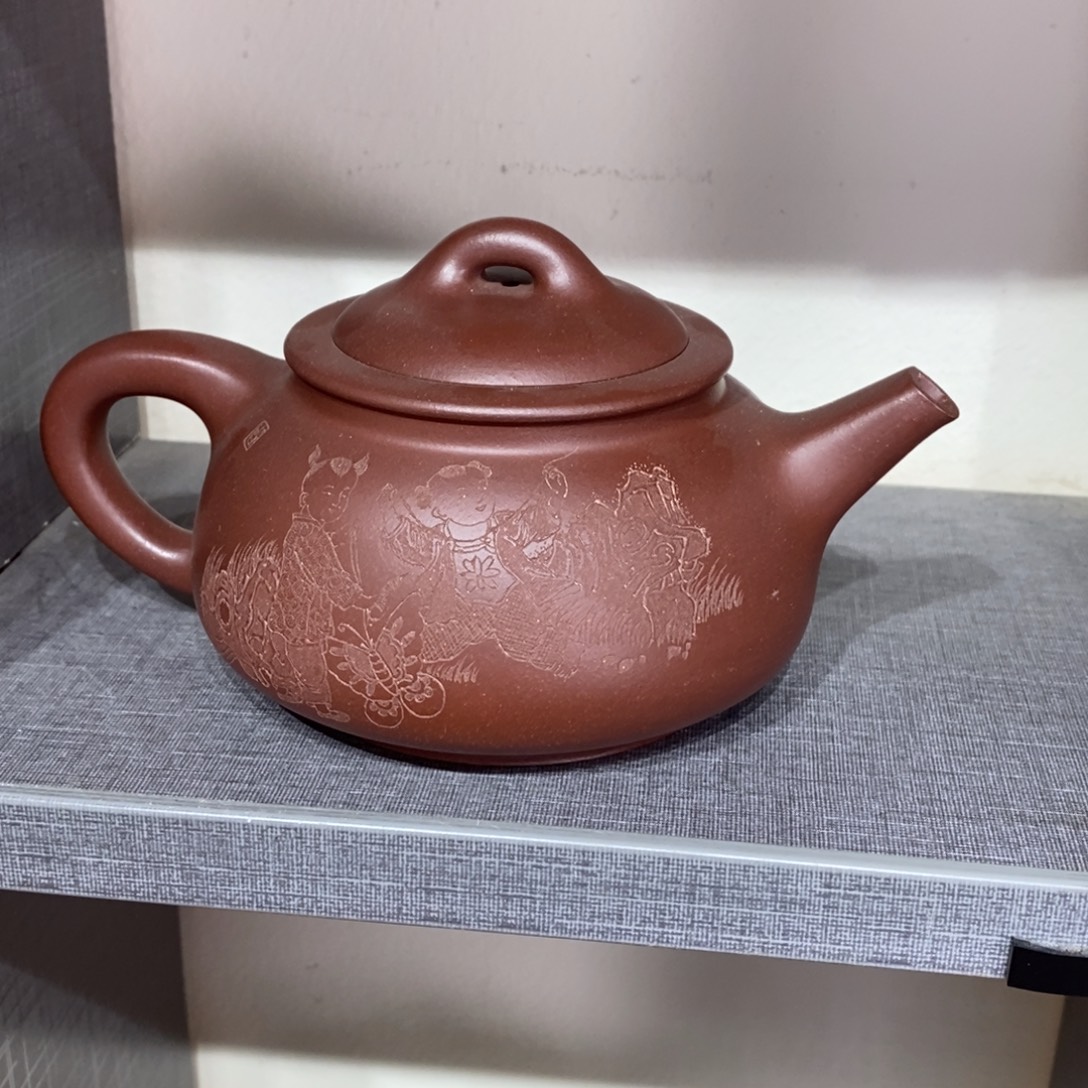 紫砂茶壶原矿手工150