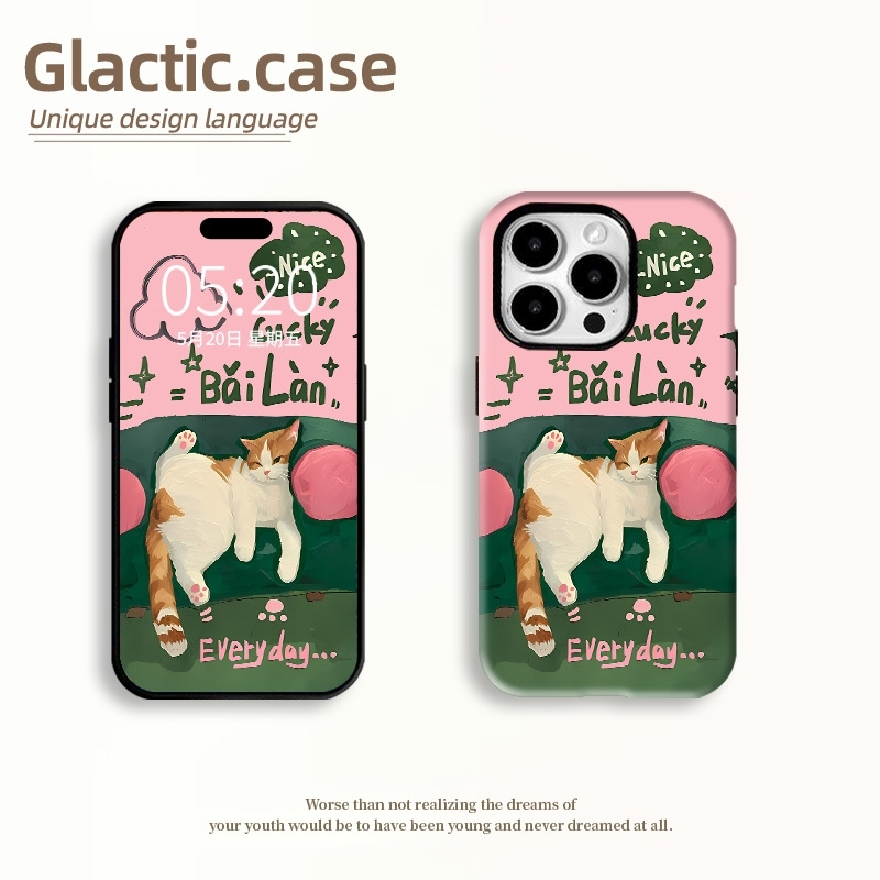 菲林二合一适用苹果16pro华为OPPO小米VIVO一加防摔手机壳FL2061