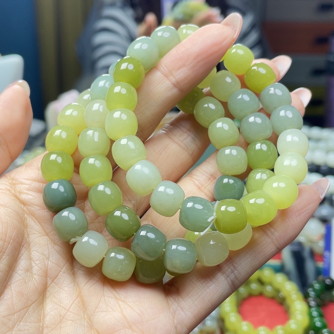 未镶嵌手链和田玉拍一发一，多样性发货