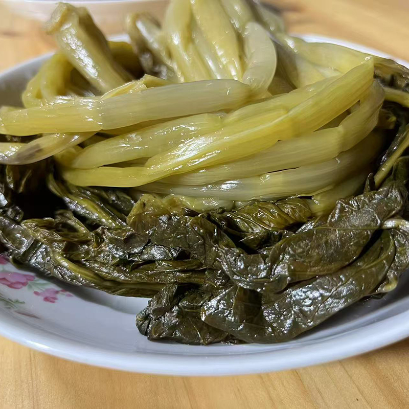 腌箭杆白 绿色农家肥种植