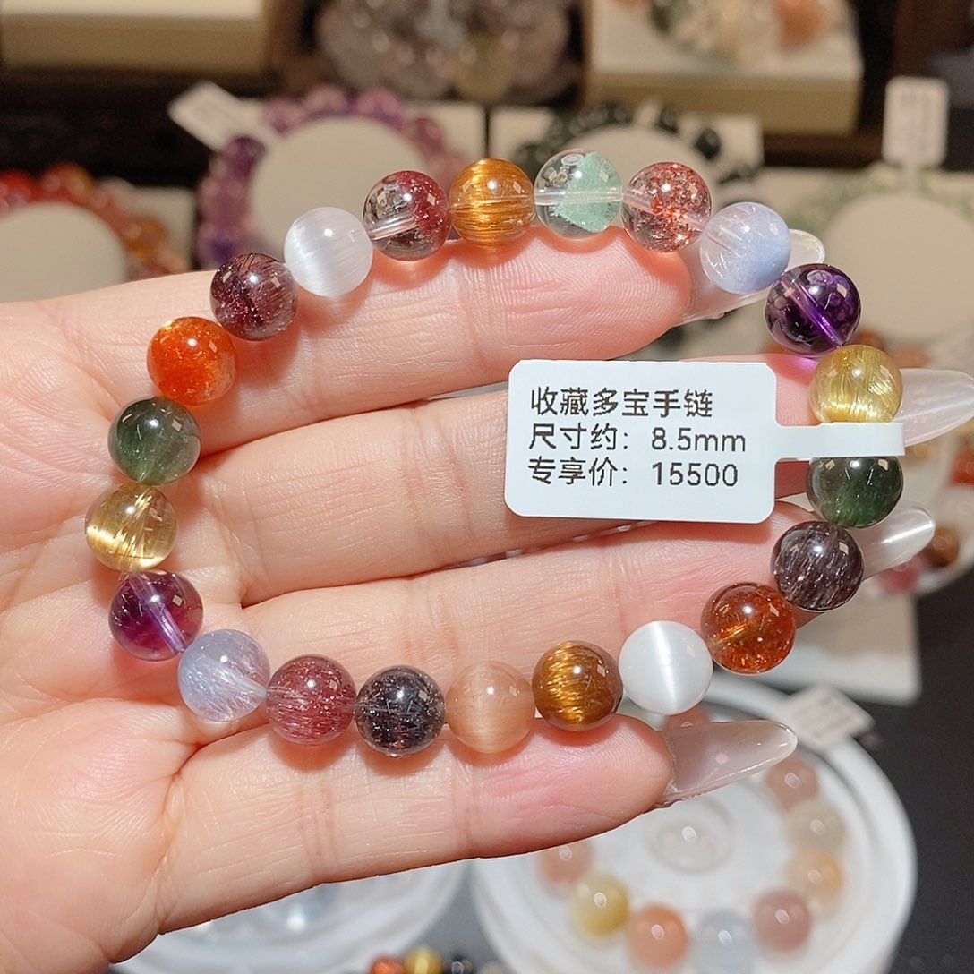 水晶手链未镶嵌多宝